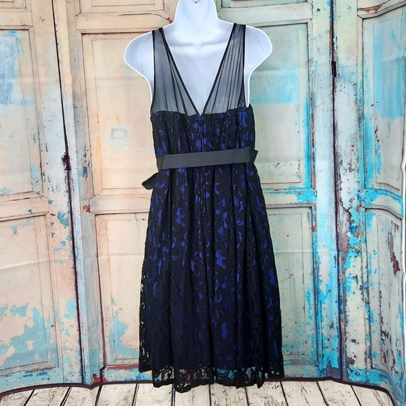 Torrid Mesh Yoke Lace Overlay Dress - Picture 5 of 9